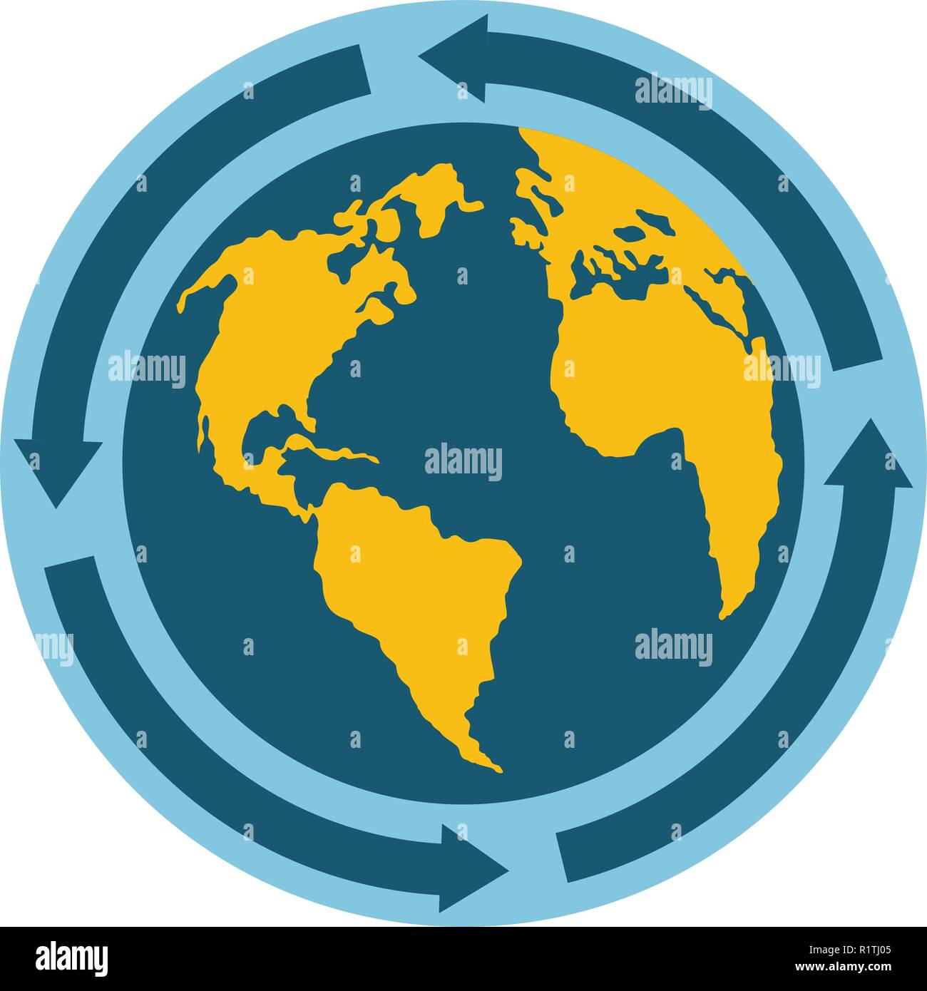 earth icon flat illustration of earth vector icon isolated on white background stock vector image art alamy alamy