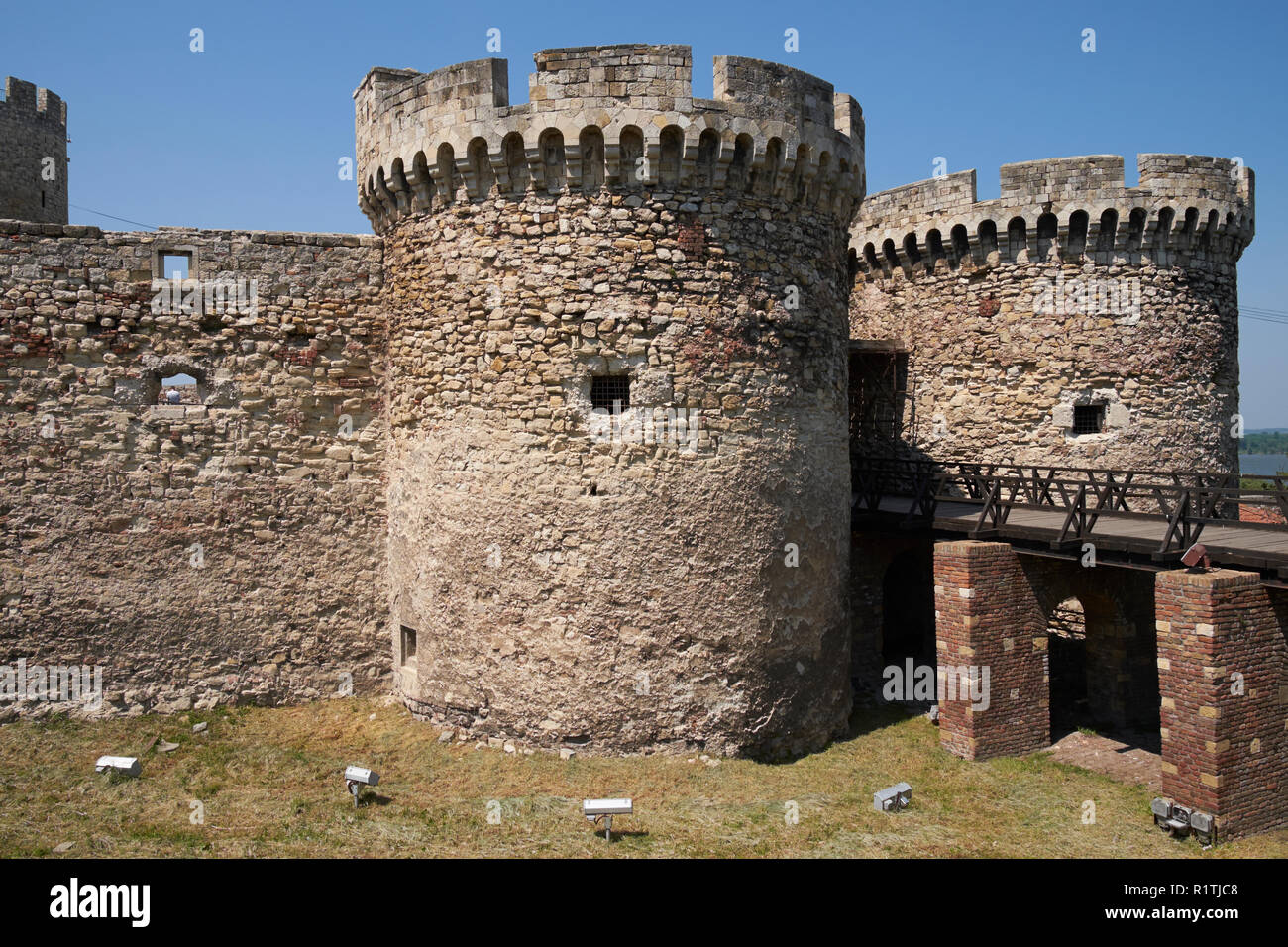 The Zindan Gate complex, Belgrade Fortress, Kalemegdan Park, Belgrade, Serbia. Stock Photo
