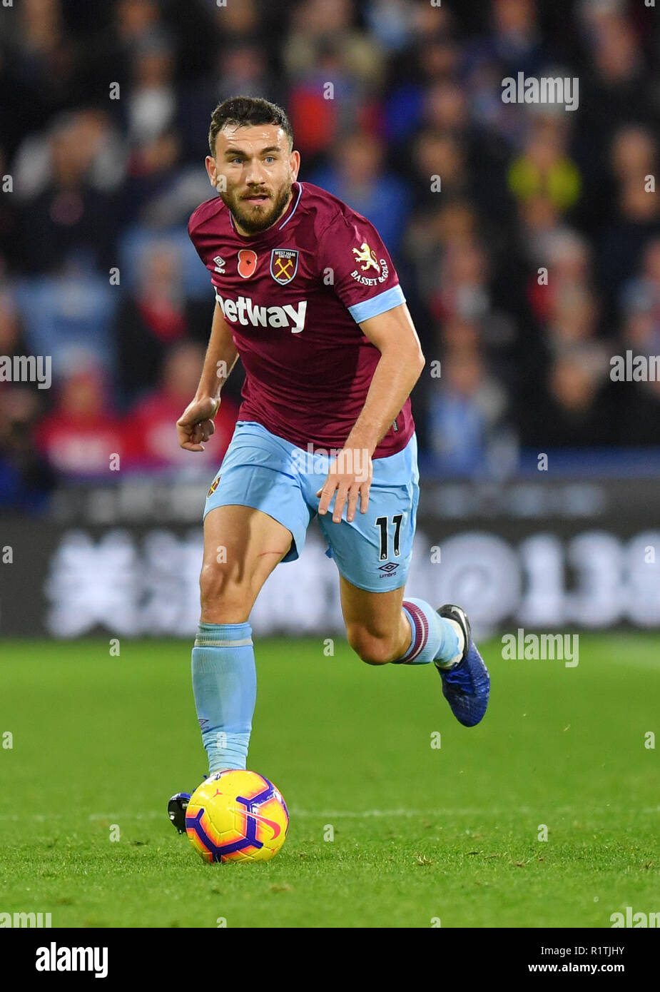 West Ham United S Robert Snodgrass During The Premier League Match At The John Smith S Stadium