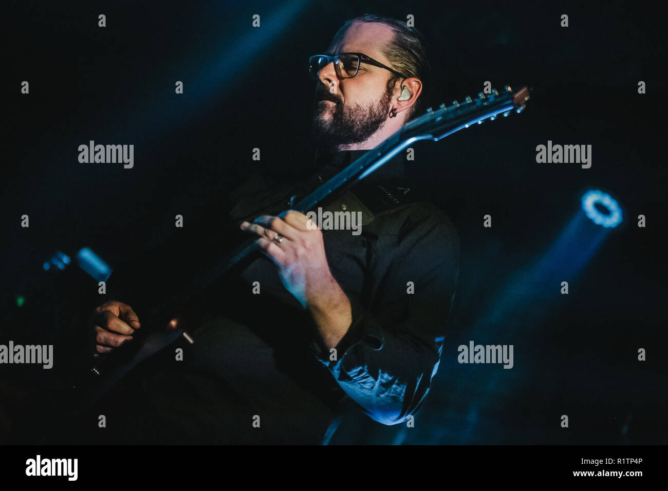 Wroclaw, Poland. 13th Nov, 2018. Vegard Sverre Tveitan (Ihsahn) - he  performed in Wroclaw. Legend of metal music - founder of the legendary  group Emperor promoted his solo album. Credit: Krzysztof Zatycki/Pacific