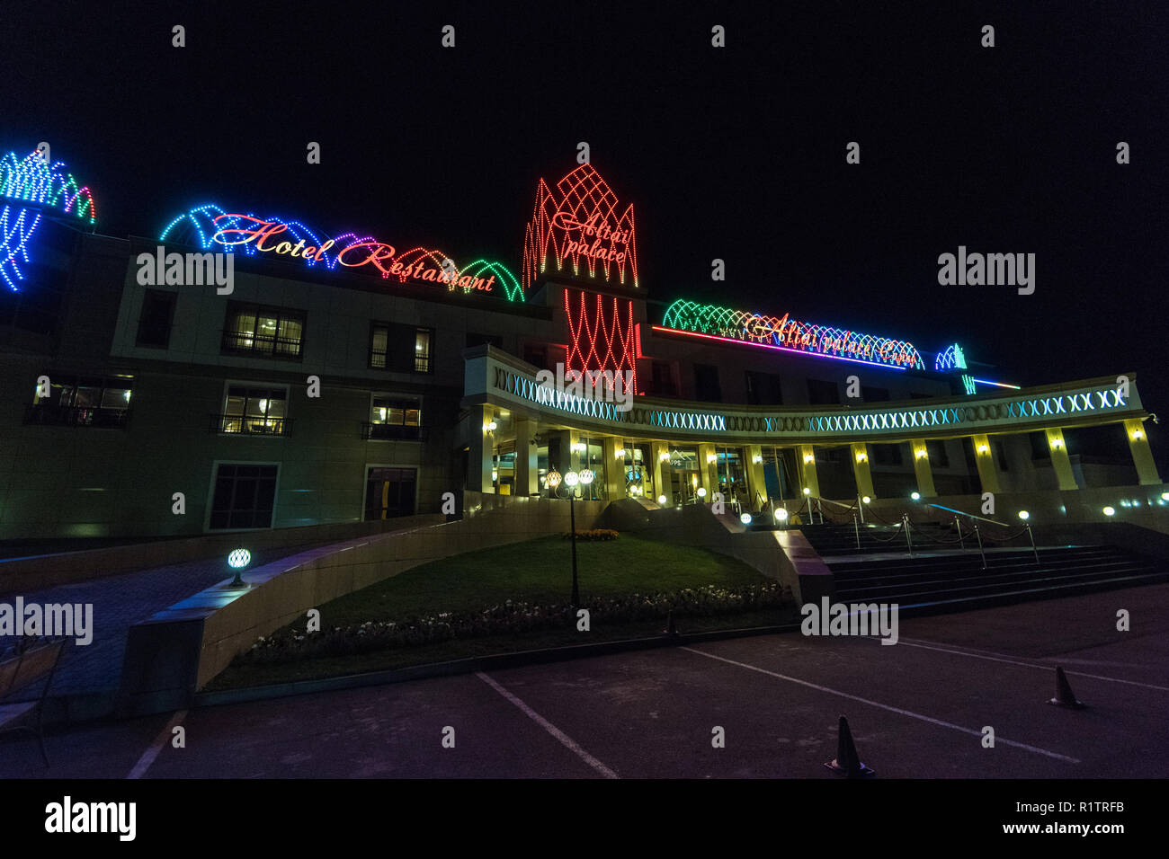 Casino in one of the gambling zone Siberian coin. Altaiskiy Krai. Western Siberia. Russia Stock Photo