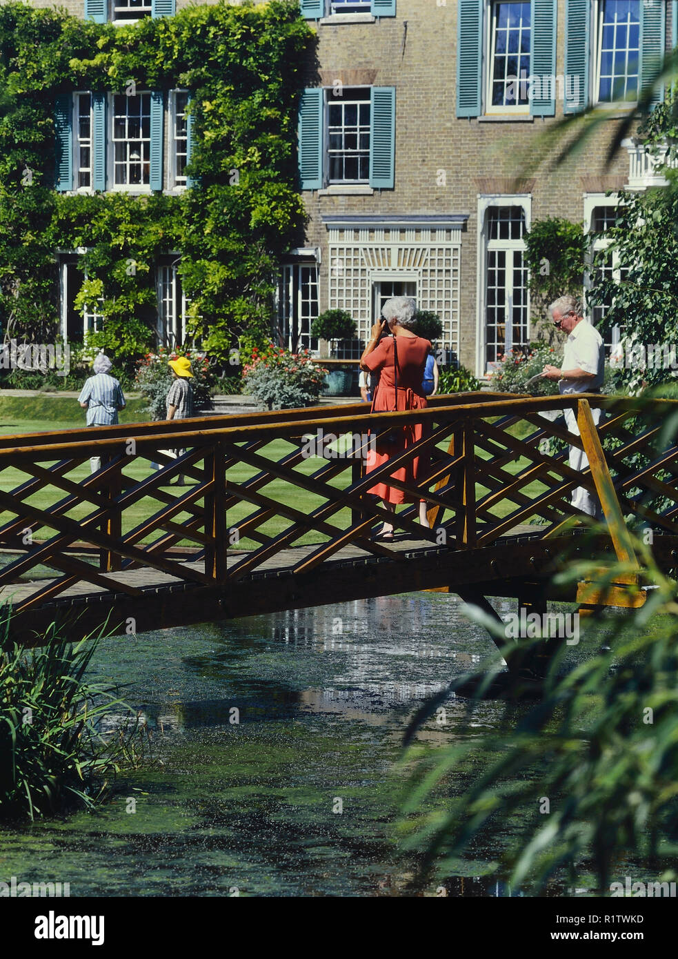 Abbots Ripton Hall gardens, Cambridgeshire, England, UK Stock Photo
