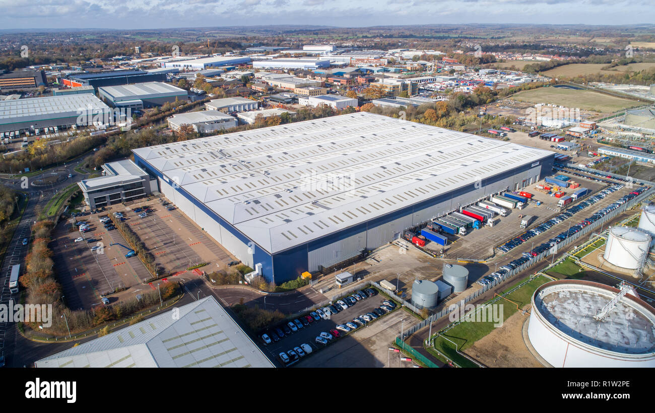 Aerial view milton keynes hires stock photography and images Alamy