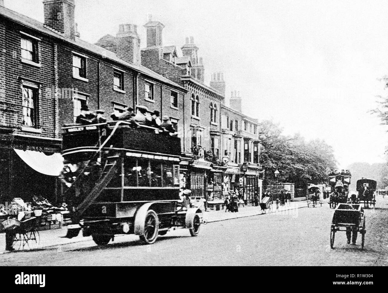Hagley Road, Birmingham early 1900’s Stock Photo Alamy