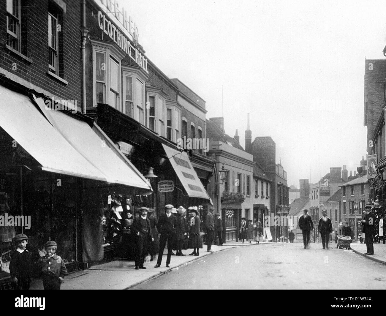 Potter Street, Bishops Stortford early 1900s Stock Photo