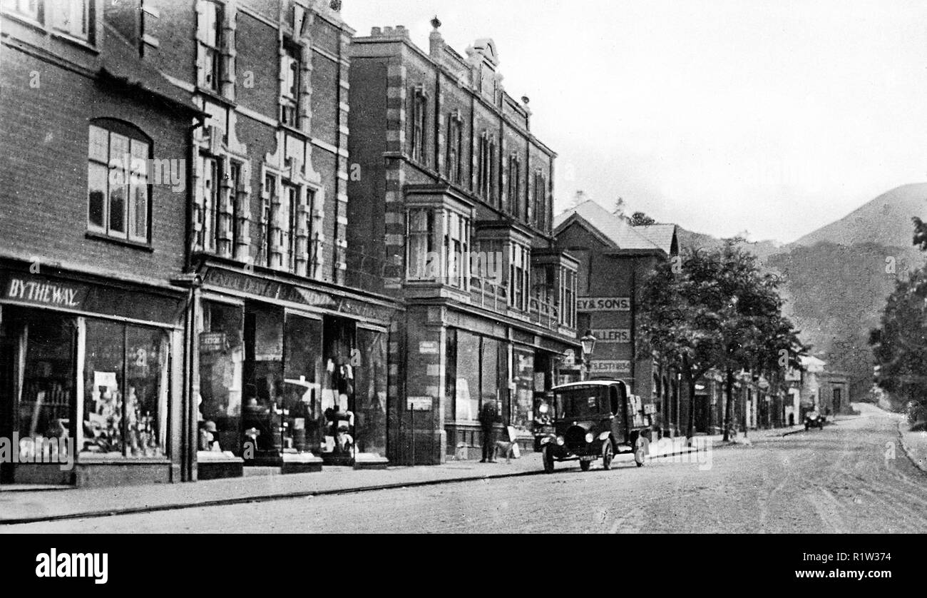 Sandford Avenue, Church Stretton early 1900s Stock Photo