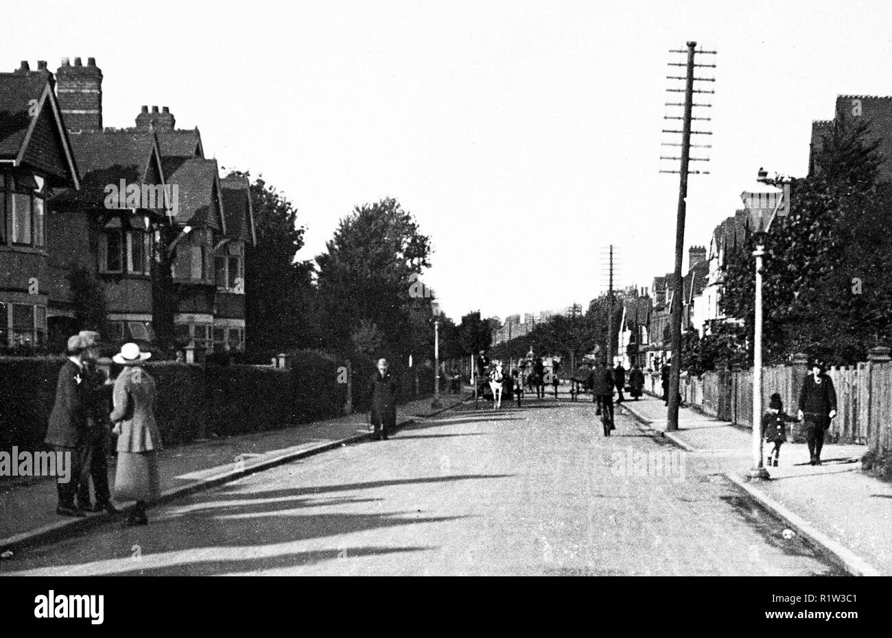 Drummond Road, Skegness early 1900s Stock Photo Alamy