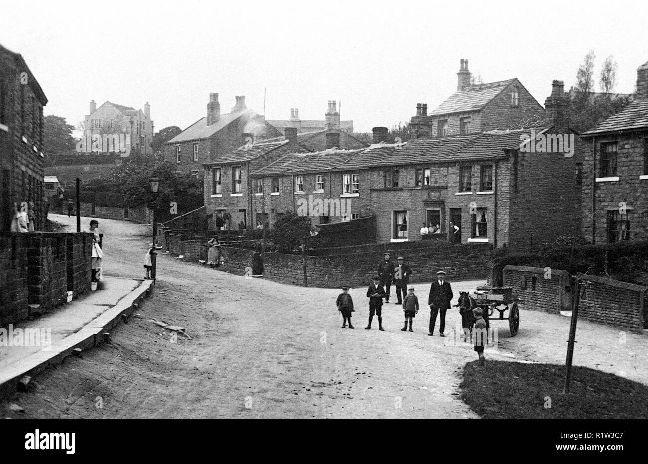 Skelmanthorpe early 1900s Stock Photo Alamy
