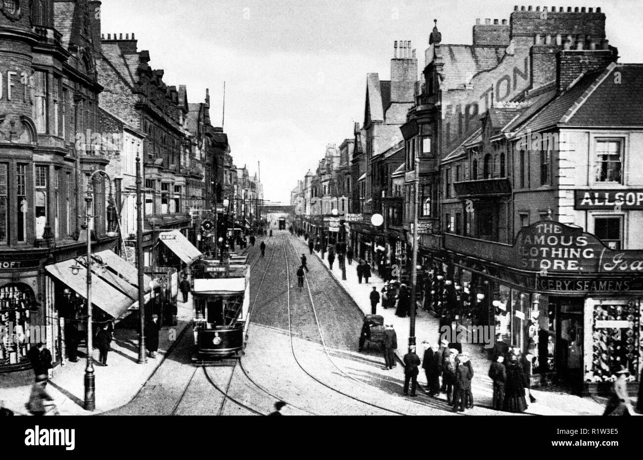 King Street, South Shields early 1900s Stock Photo Alamy