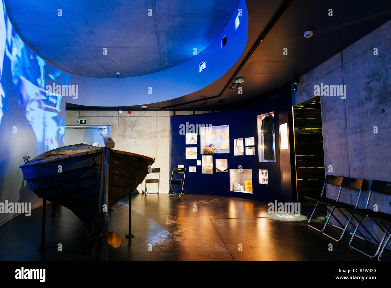 Vabamu Museum of Occupations and Freedom. Tallinn, Harju County, Estonia, Baltic states, Europe. Stock Photo