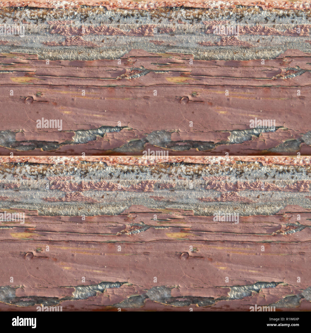 Abstract seamless pattern for designers with wooden red paint stain log in suuny day Stock Photo