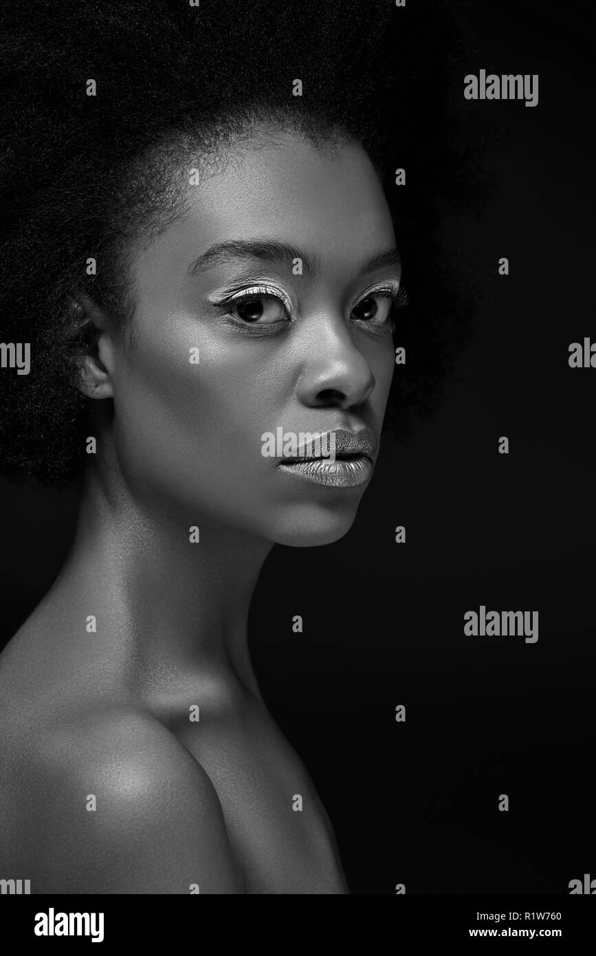 African american woman Black and White Stock Photos & Images - Alamy