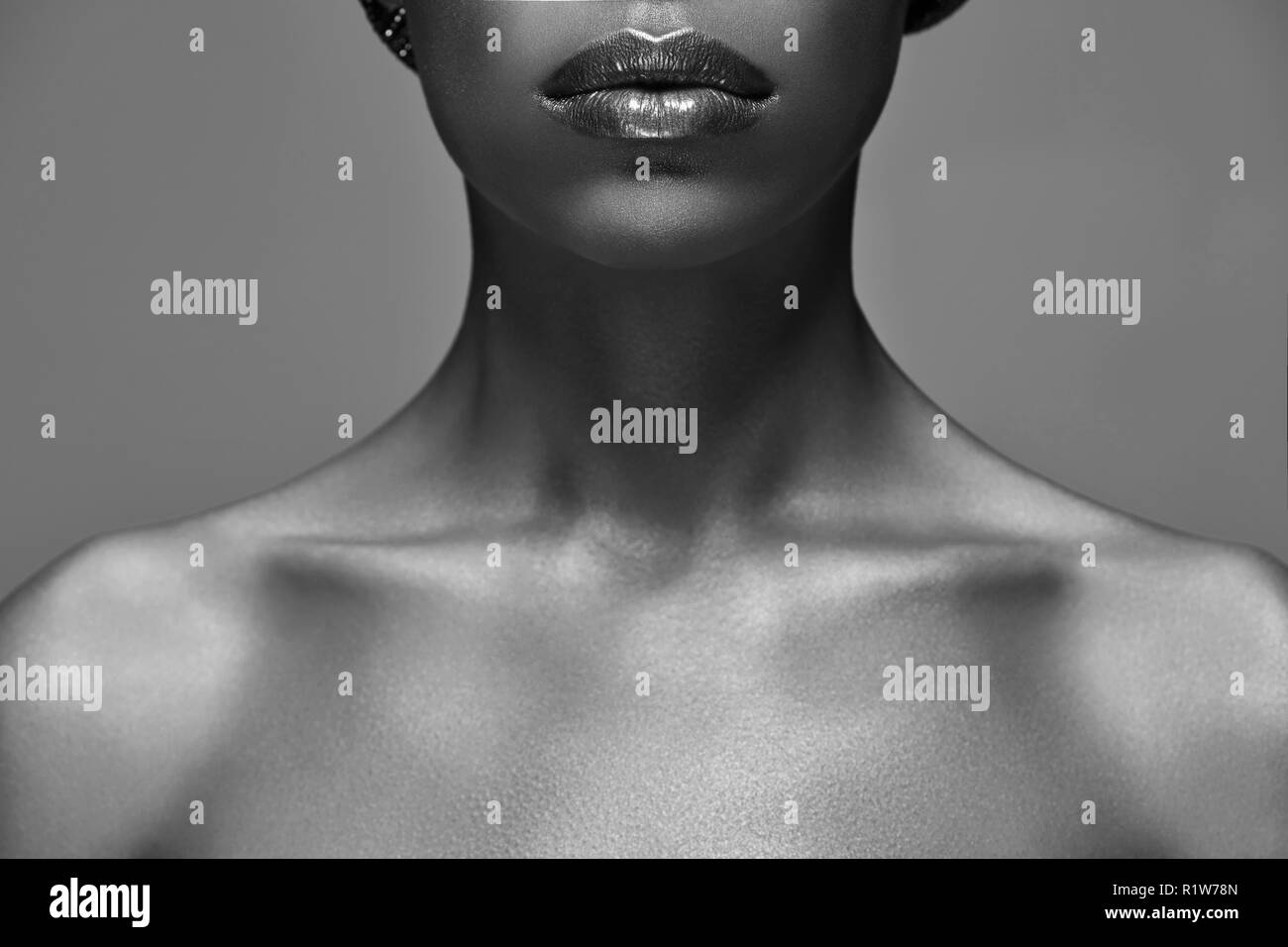African american woman Black and White Stock Photos & Images - Alamy