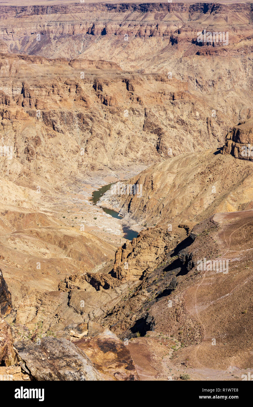 Namibia Cliffs canyon river cliff rock gorge fishriver namibia africa Stock Photo - Alamy