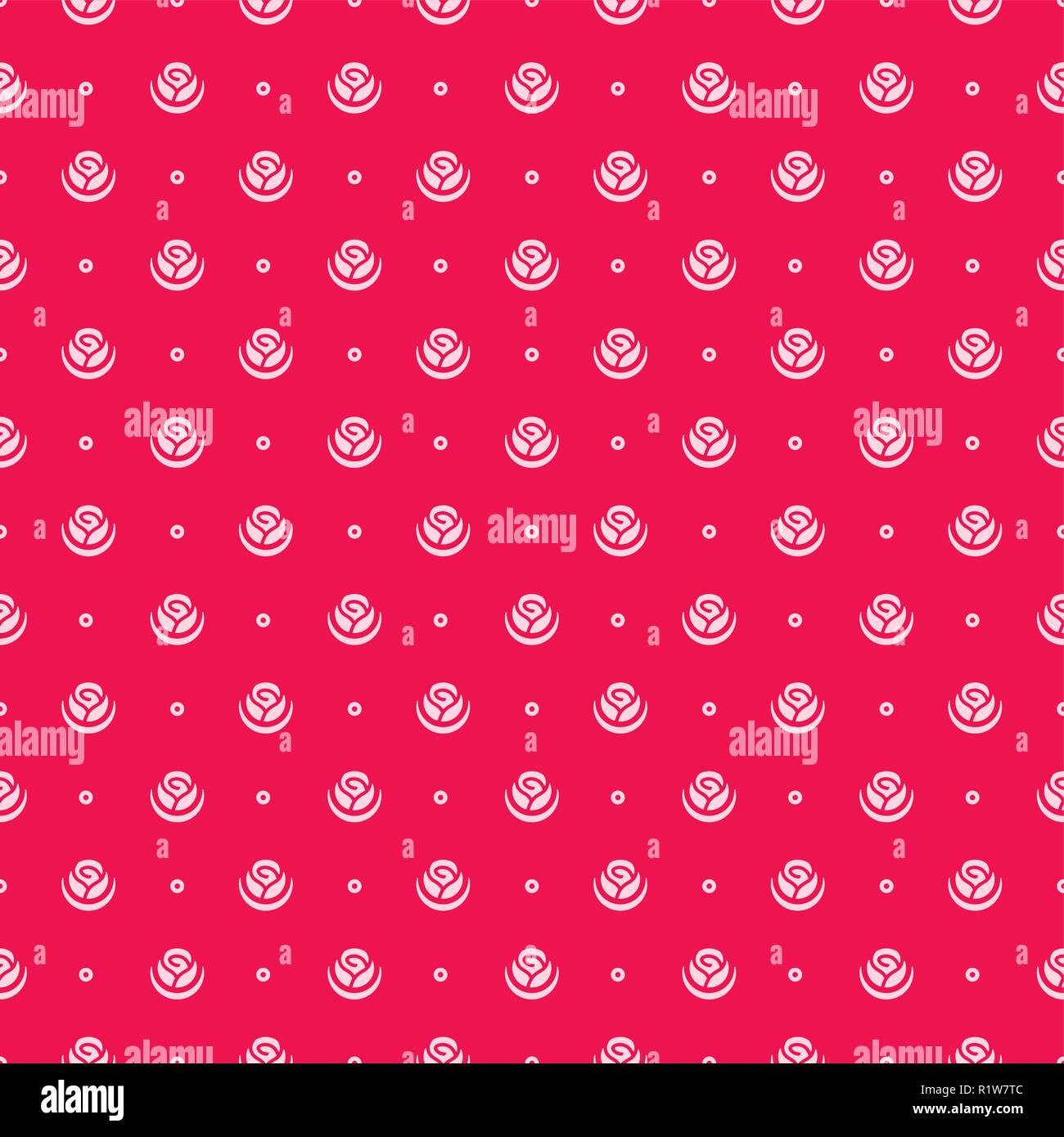Seamless illustration pattern botanical Stock Vector Images - Alamy