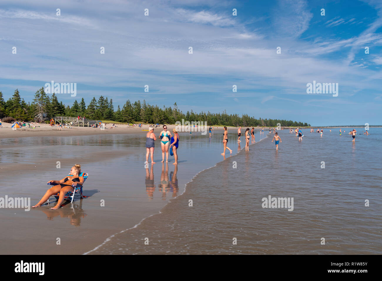 Walking, swimming, exploring, relaxing at Rissers Beach Provincial Park