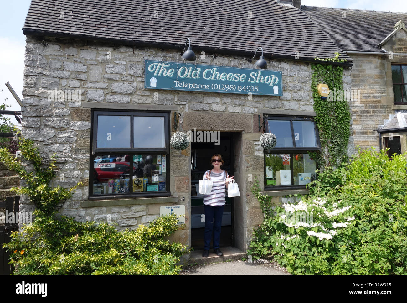 The Old Cheese Shop in Hartington in the Peak District Uk Stock Photo