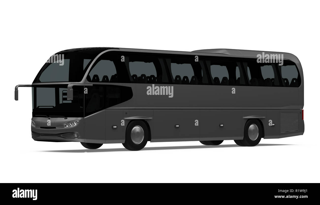 Coach Bus Isolated Stock Photo Alamy
