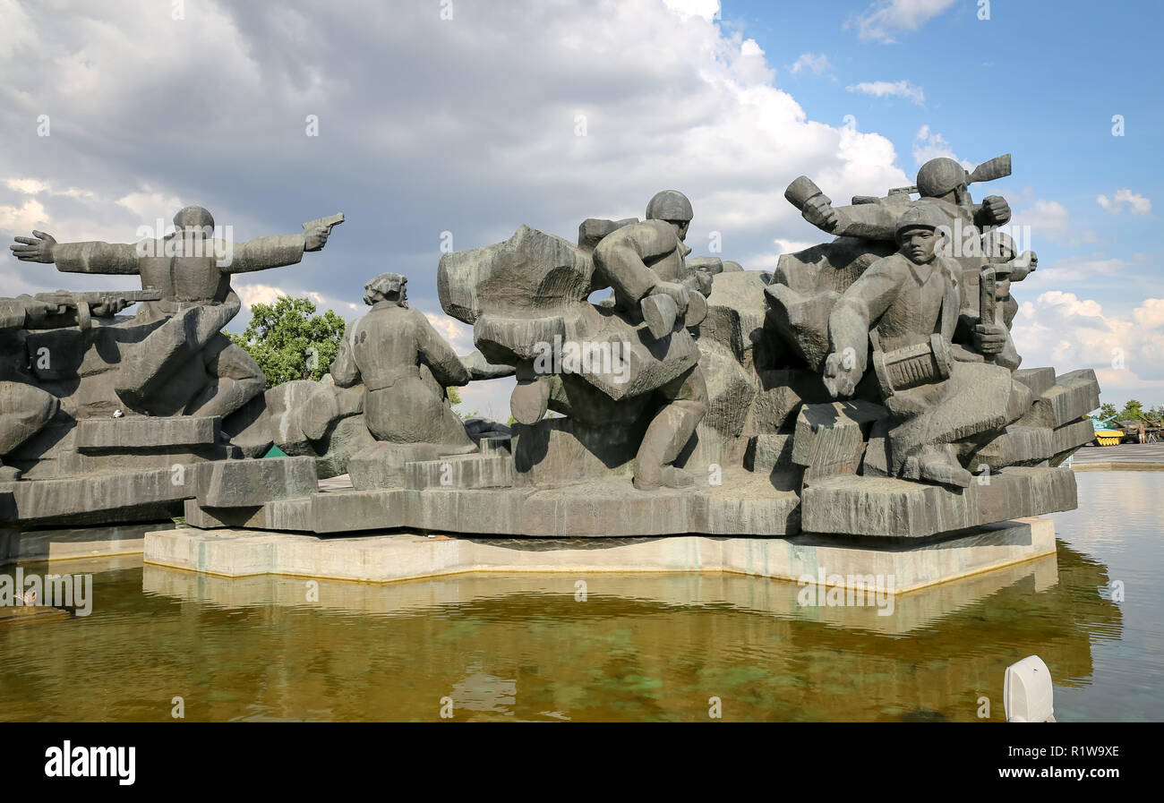 Old Military Monument in Kiev City, Ukraine Stock Photo - Alamy