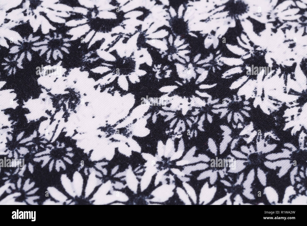 Black and white fabric background closeup picture Stock Photo - Alamy