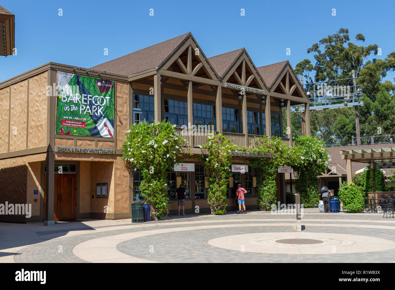 The Sheryl & Harvey White Theatre in Balboa Park, San Diego, California, United States. Stock Photo