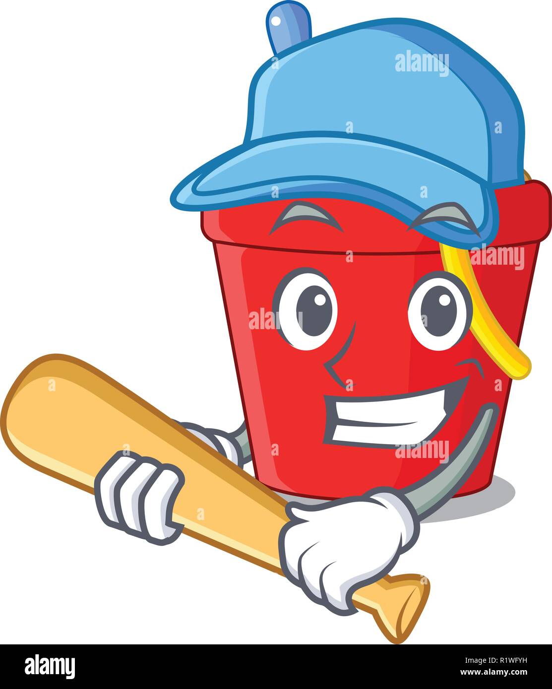 Playing baseball beach bucket shape with sand cartoon Stock Vector Image & Art - Alamy Playing baseball beach bucket shape with sand cartoon Stock Vector Image & Art - Alamy
