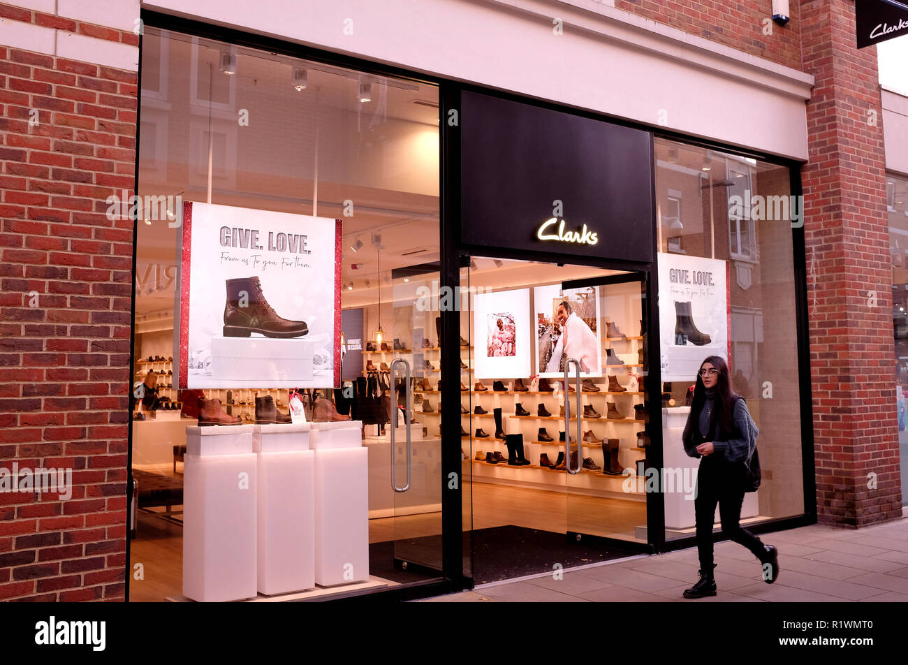 clarks retail shoe shop branch in canterbury kent uk november 2018 Stock  Photo - Alamy