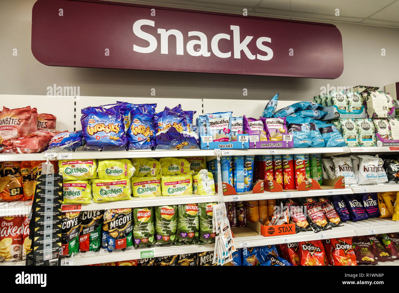 Convenience Store Snacks Hi Res Stock Photography And Images Alamy