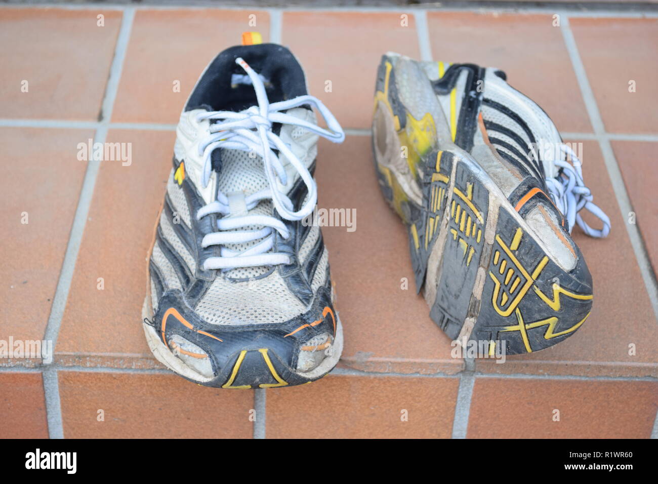 Old running shoes hi-res stock photography and images - Alamy