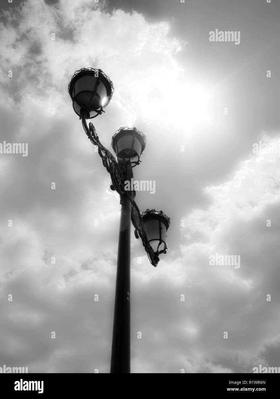 Streetlamp. Sevilla. Andalusia. Spain Stock Photo
