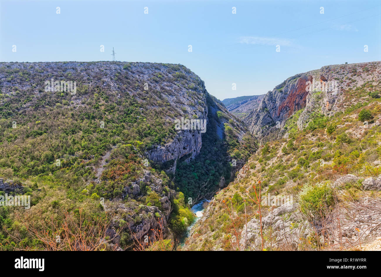River Cikola canyon Stock Photo
