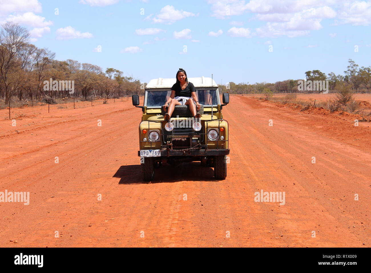 Outback, Land rover, series 3 Stock Photo