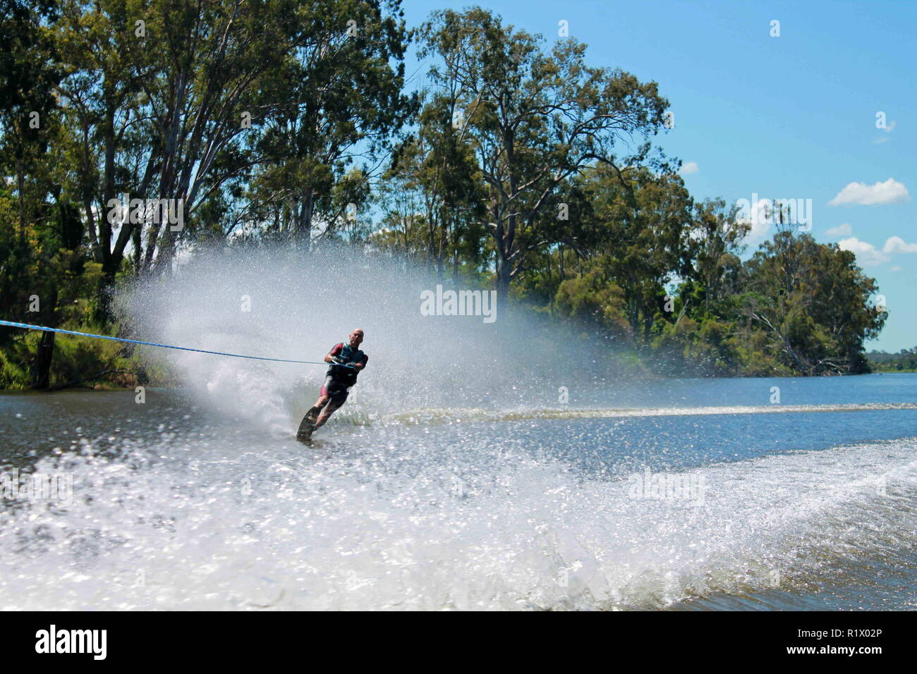 Water sports, water ski Stock Photo