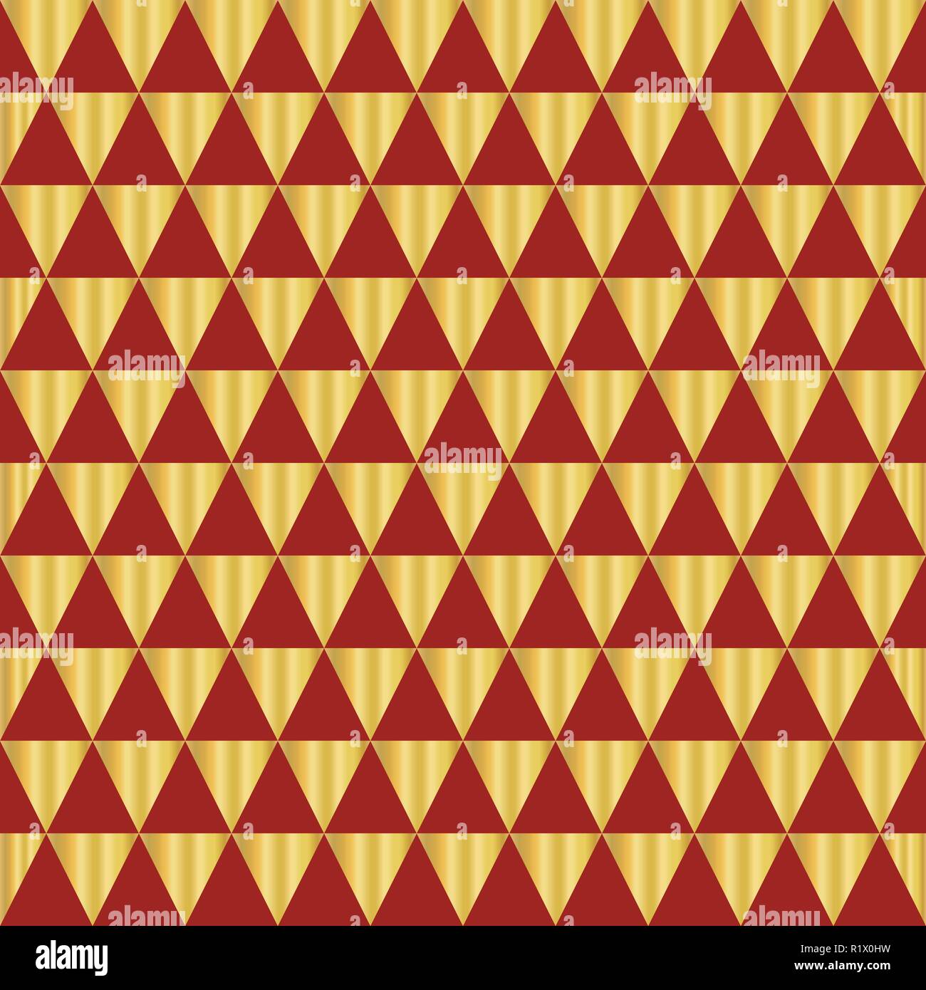 Gold triangle pattern wallpaper hi-res stock photography and images - Alamy