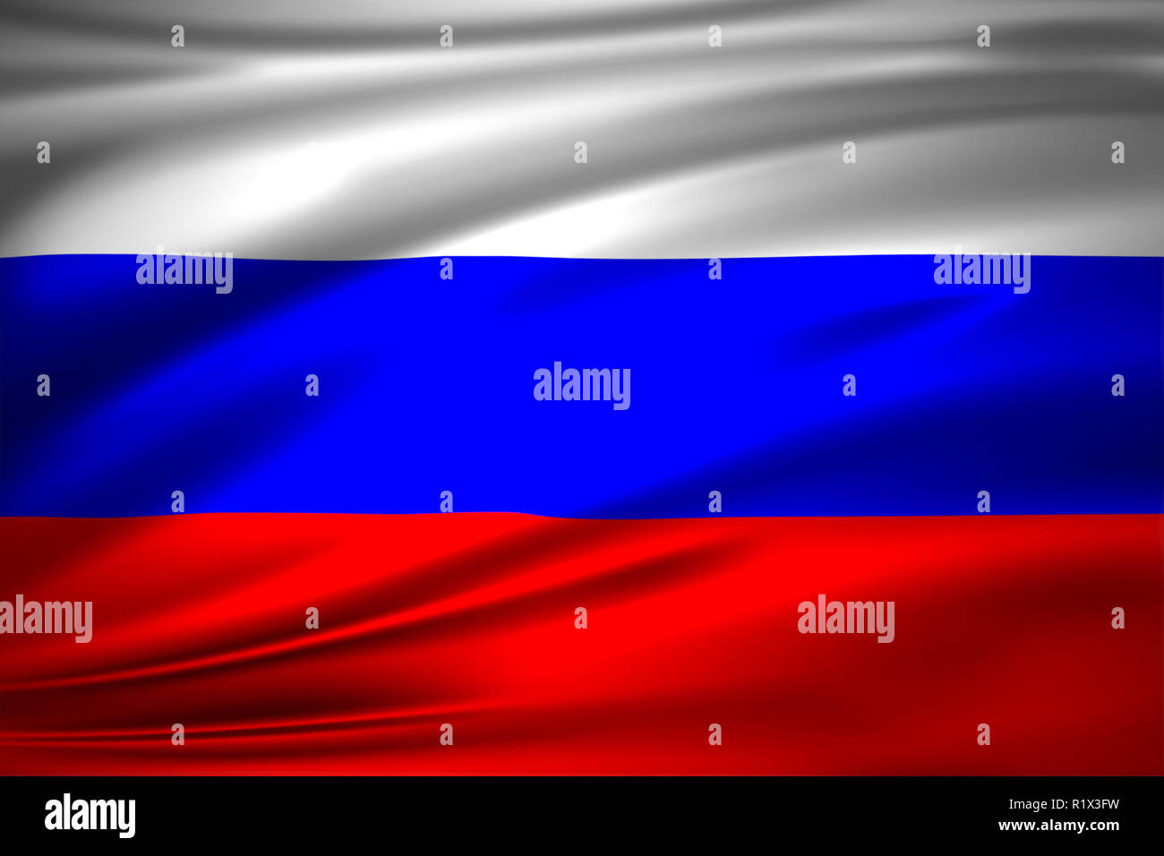 Russia flag in sphere. 3d render 12794352 PNG