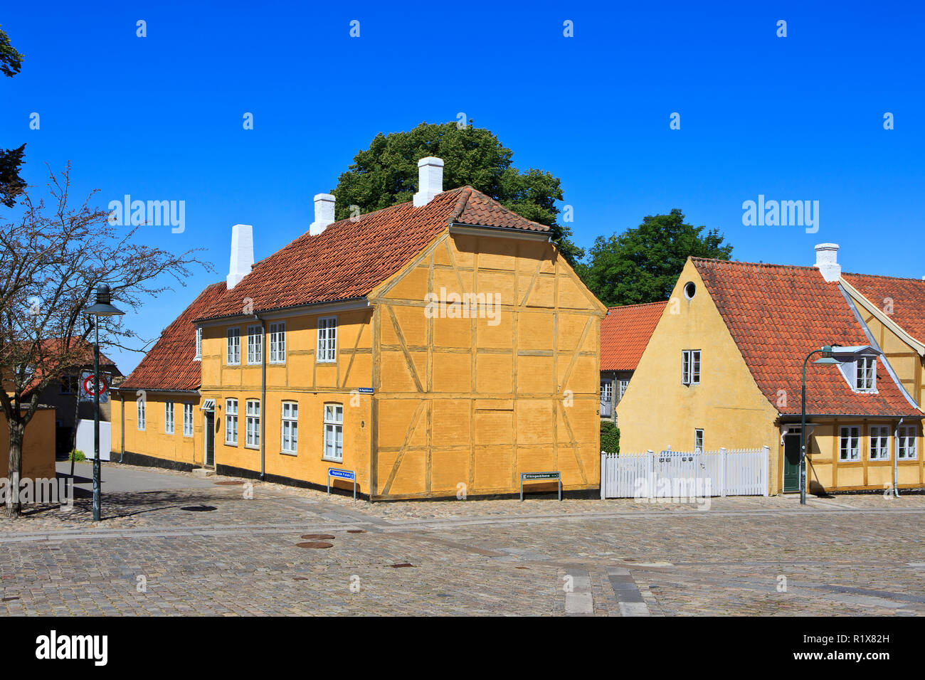 Traditional Danish houses (aka Blodgildet or Blood Feast) in Roskilde
