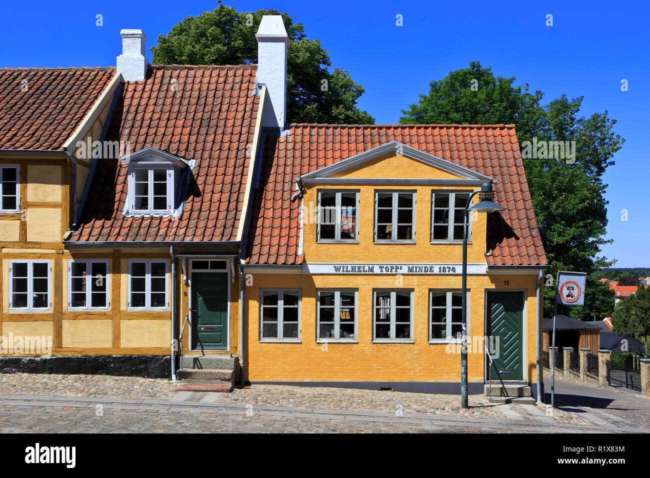 Traditional Danish houses (aka Blodgildet or Blood Feast) in Roskilde