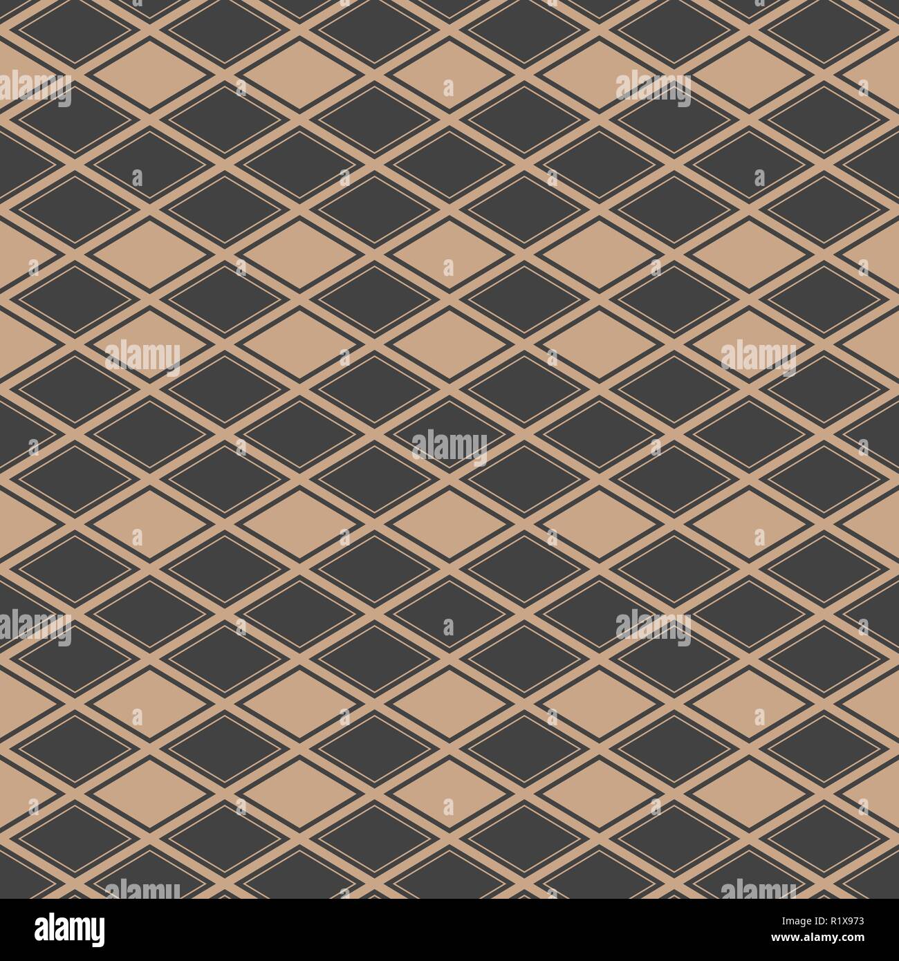 Vector damask seamless retro pattern background geometry check cross ...