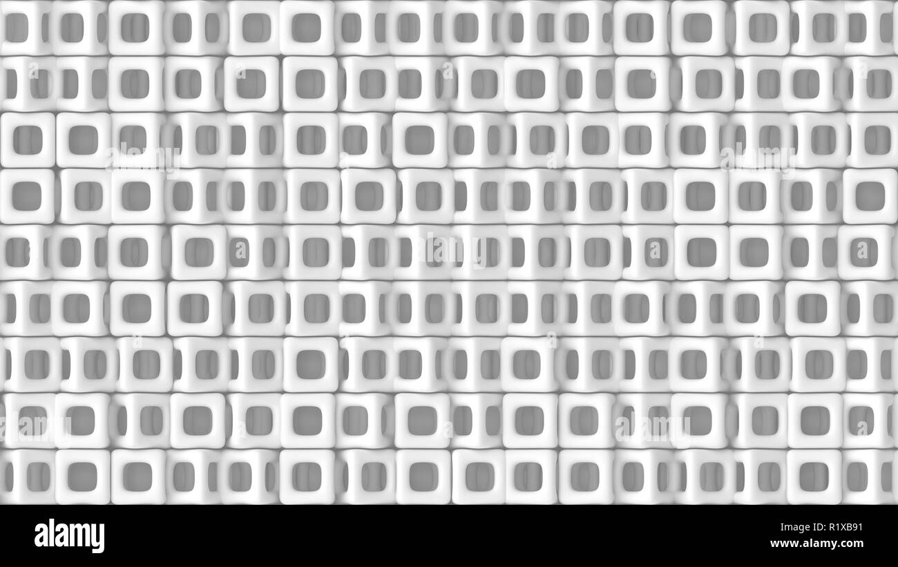 Render Rounded Cube 3d rendered texture of rounded cube frames rotating on a white ...