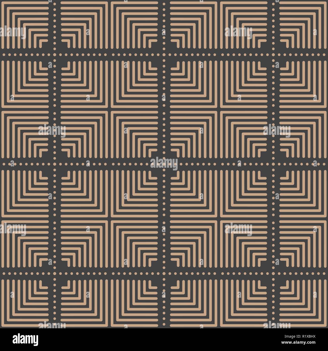 Vector damask seamless retro pattern background square geometry cross ...