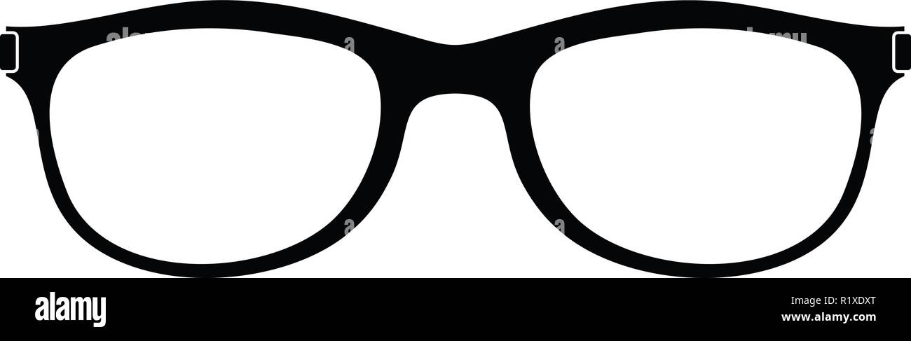 Spectacles with diopters icon. Simple illustration of spectacles with ...