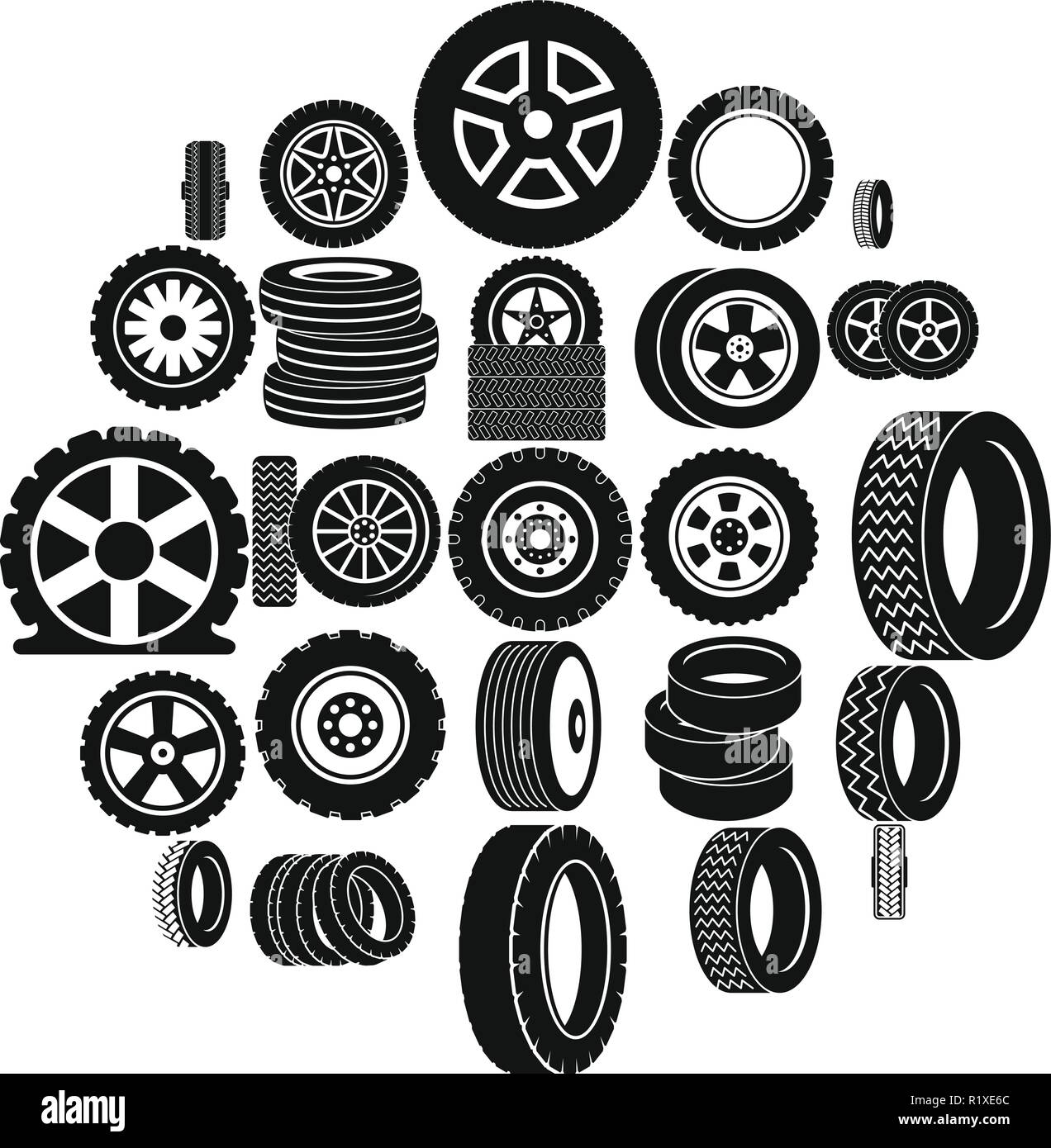 Иконка шины и диски