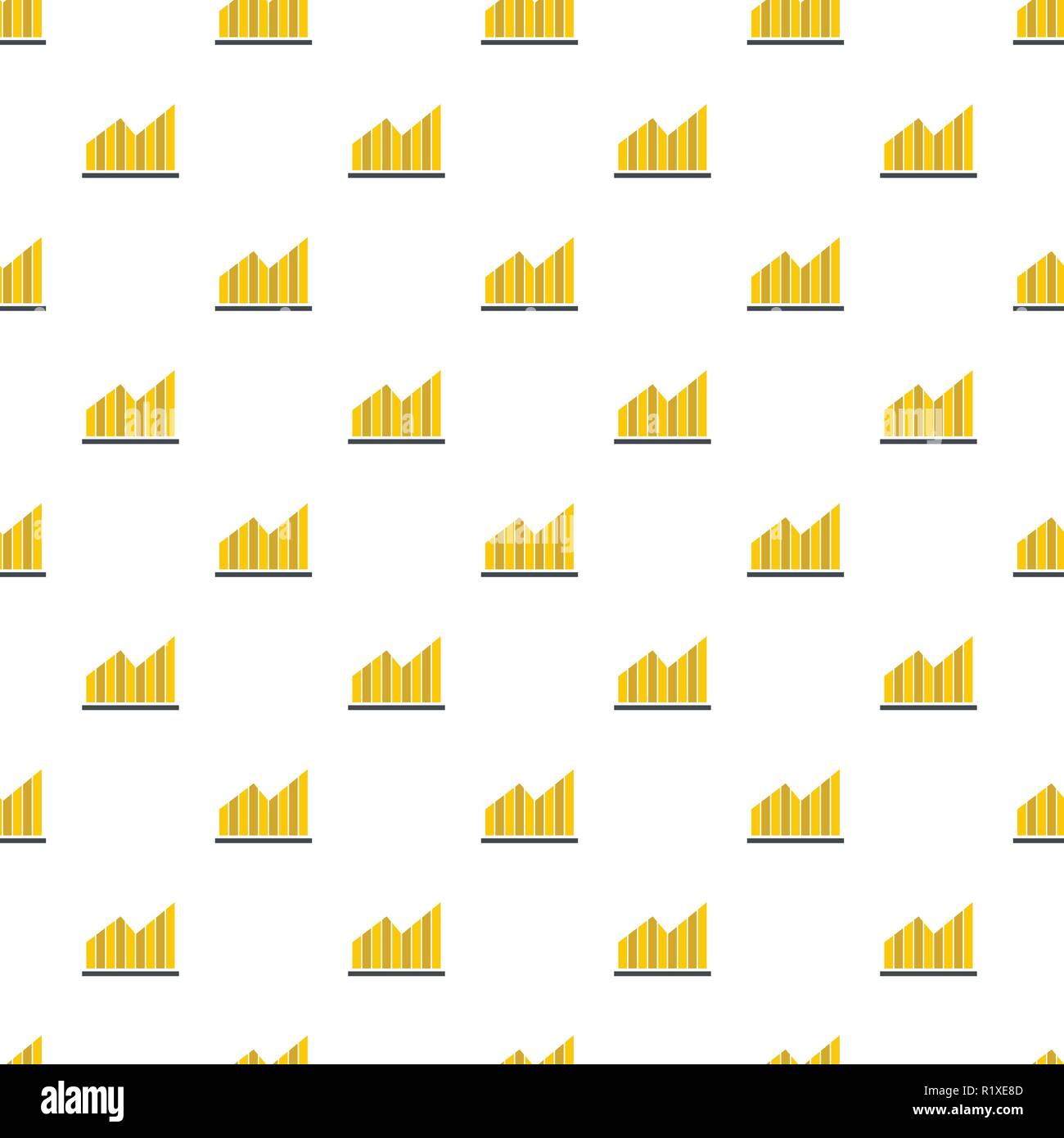 Best graph pattern seamless in flat style for any design Stock Vector