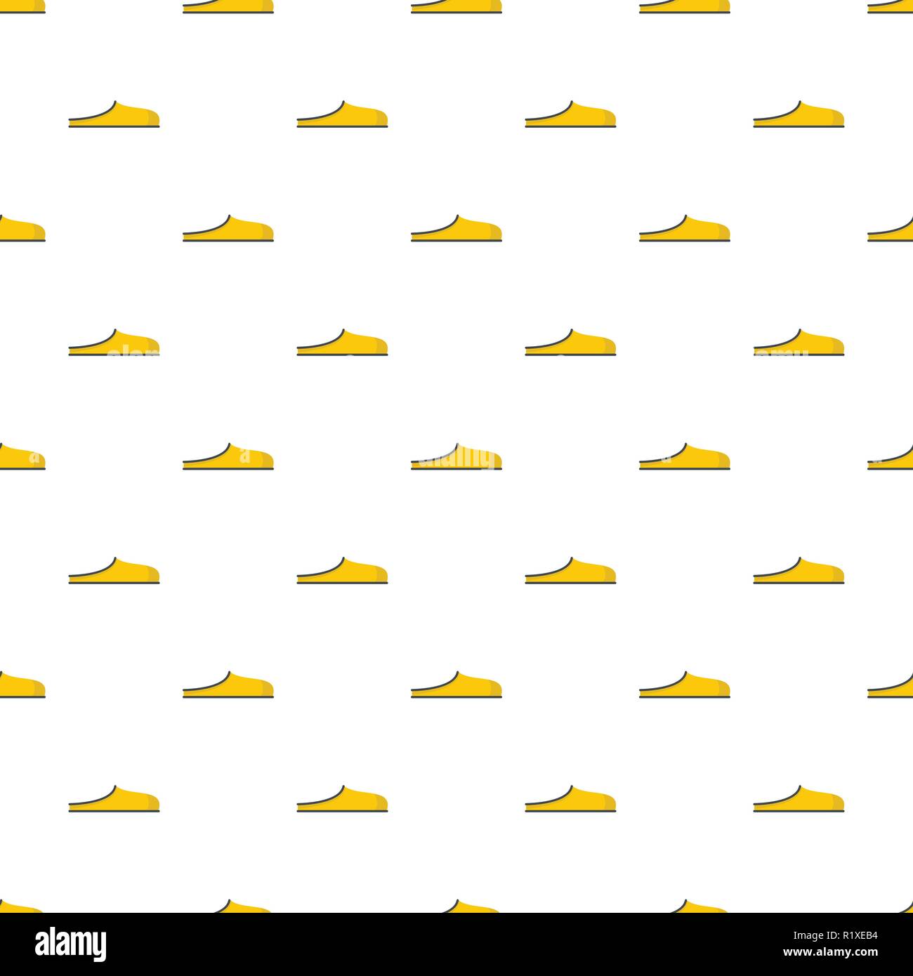 Slippers pattern seamless in flat style for any design Stock Vector