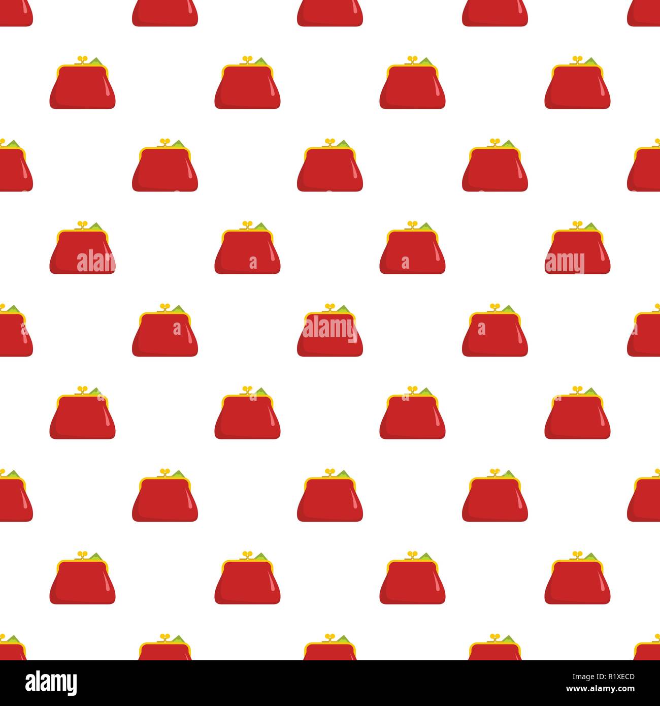 Purse Pattern Background Purse retro pattern seamless in flat style for any design Stock Vector ...