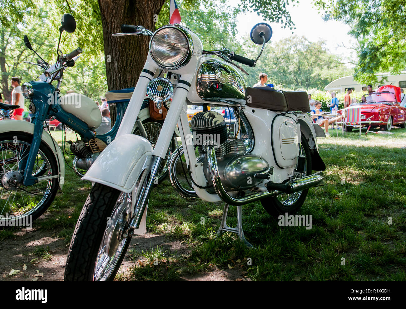 Jawa 250 type 353 popularly called a swing is a motorcycle developed by  Jawa, manufactured in 1954-1962 Stock Photo - Alamy