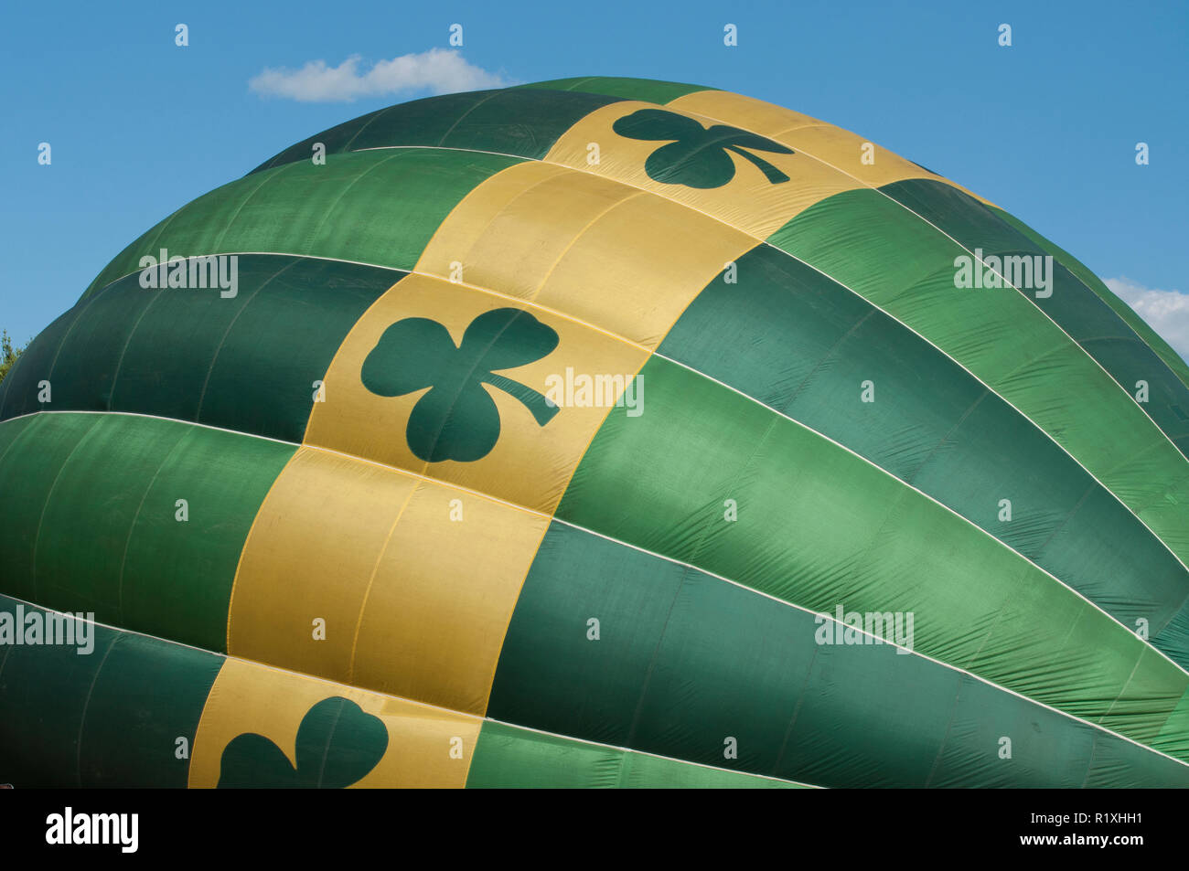 A festival of Hot Air Balloons in New Hampshire. Stock Photo