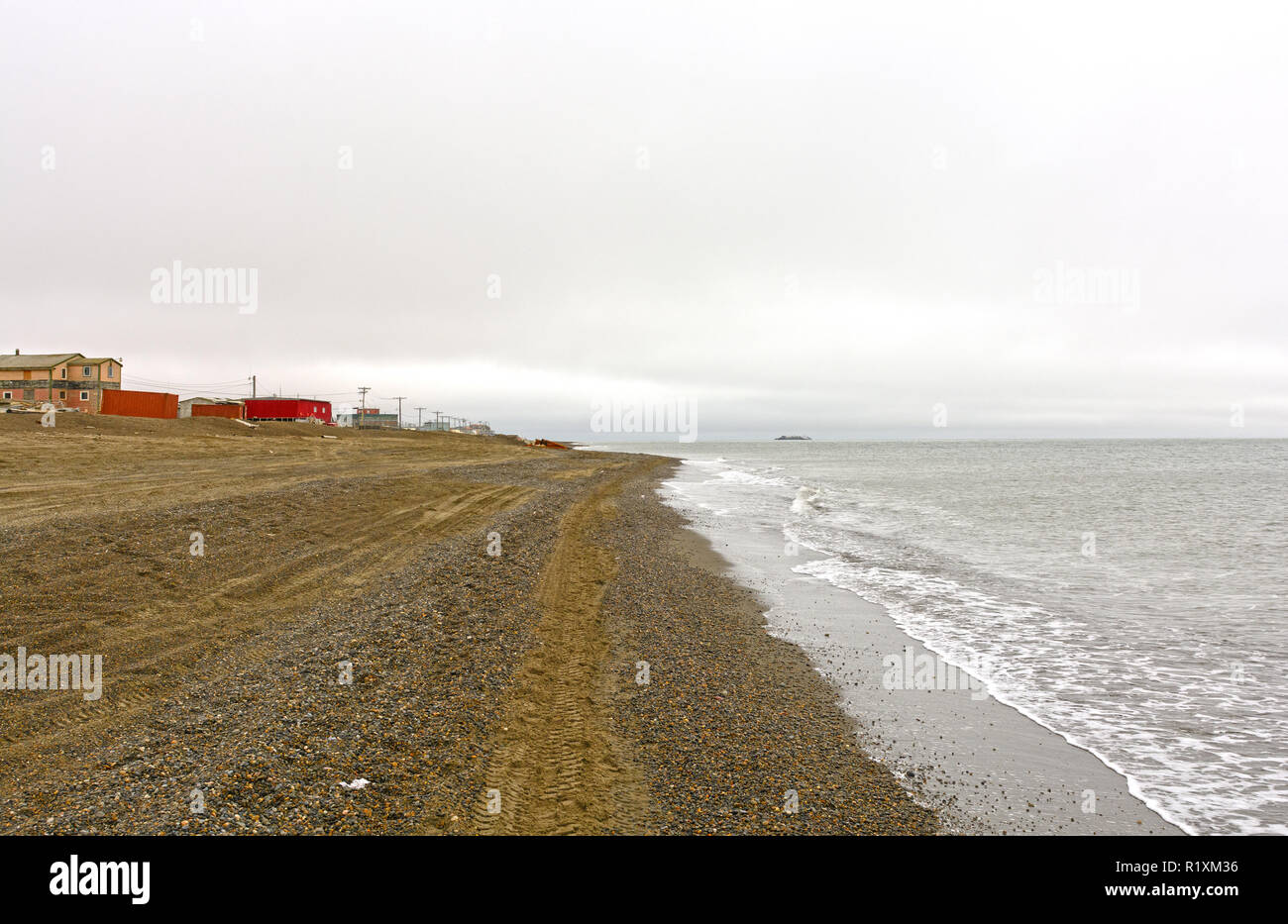Barrow, Alaska Fishing Village Along the Arctic ocean Stock Photo Alamy