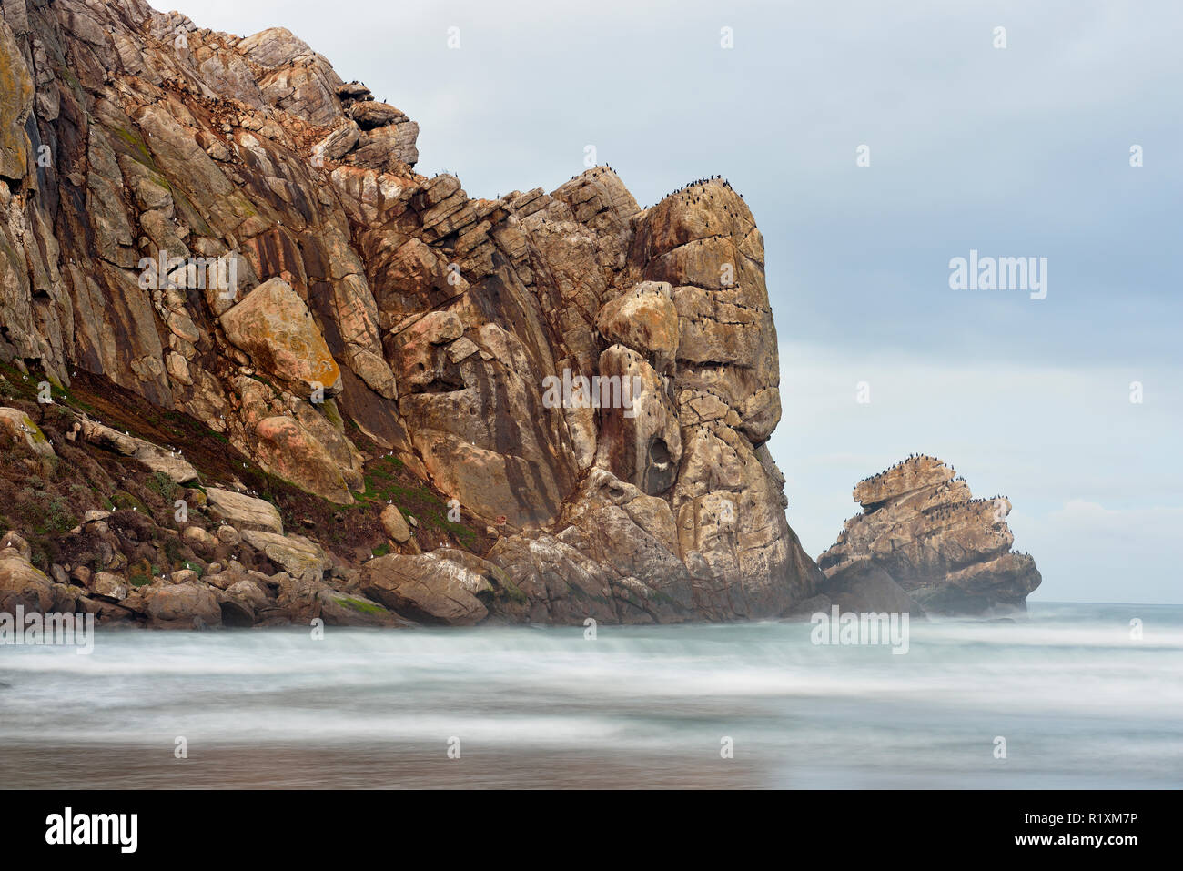 Morro Rock, Morro Bay, California, USA Stock Photo