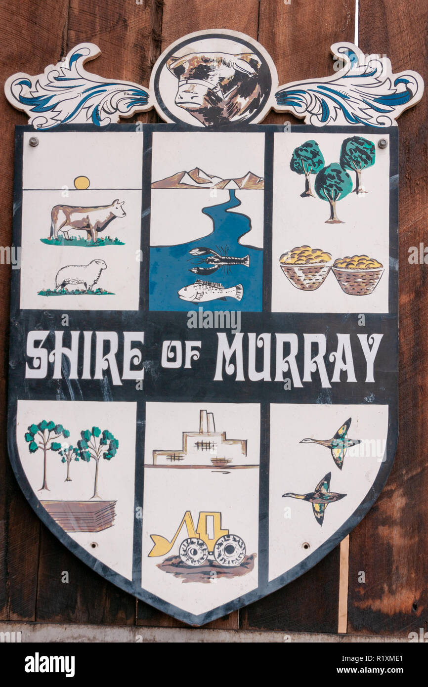 Fremantle, Australia November 25. 2009 Coat of arms of Shire of